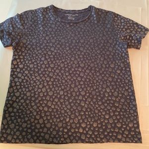 Majestic Filatures Linen Women's Deluxe T-shirt Paris Graphic Sparkle Metallic